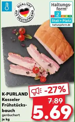 Kaufland K-PURLAND Kasseler Frühstücksbauch Angebot