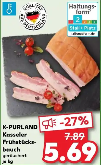 Kaufland K-PURLAND Kasseler Frühstücksbauch Angebot