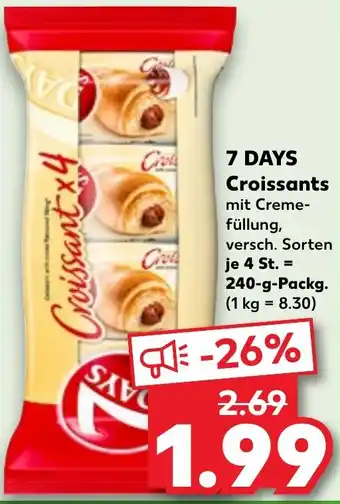 Kaufland 7 DAYS Croissants Angebot