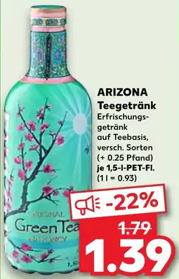 Kaufland ARIZONA Teegetränk Angebot