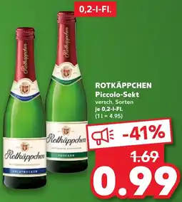 Kaufland ROTKÄPPCHEN Piccolo-Sekt Angebot