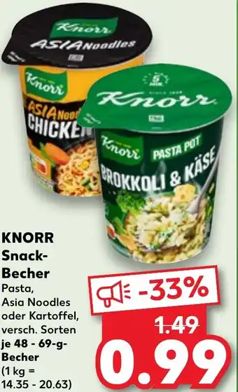 Kaufland KNORR Snack Becher Angebot