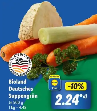 Lidl Bioland Deutsches Suppengrün Angebot