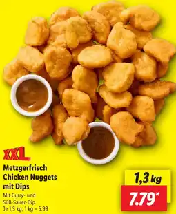 Lidl Metzgerfrisch Chicken Nuggets mit Dips Angebot