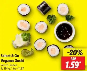 Lidl Select & Go Veganes Sushi Angebot