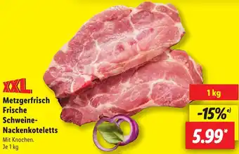 Lidl Metzgerfrisch Frische Schweine Nackenkoteletts Angebot