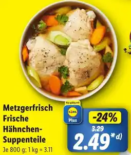 Lidl Metzgerfrisch Frische Hähnchen Suppenteile Angebot