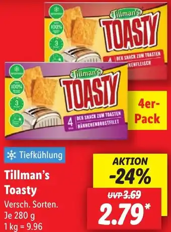 Lidl Tillman's Toasty Angebot