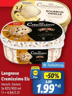 Lidl Langnese Cremissimo Eis Angebot