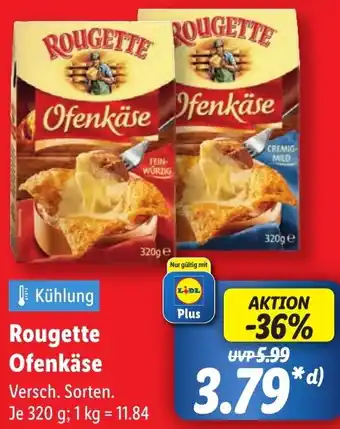 Lidl Rougette Ofenkäse Angebot