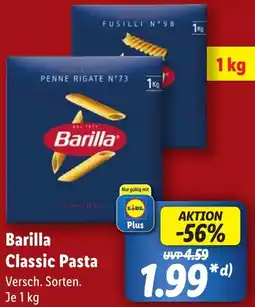 Lidl Barilla Classic Pasta Angebot