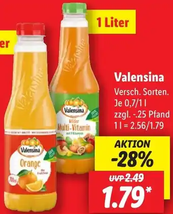 Lidl Valensina Angebot