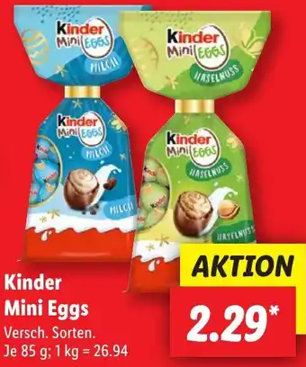 Lidl Kinder Mini Eggs Angebot