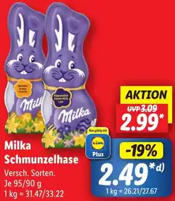 Lidl Milka Schmunzelhase Angebot