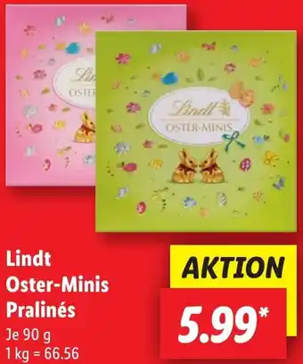 Lidl Lindt Oster-Minis Pralinés Angebot