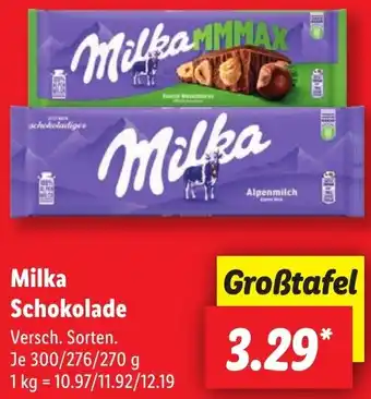 Lidl Milka Schokolade Angebot