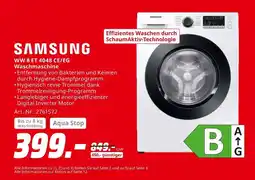 MediaMarkt Samsung ww 8 et 4048 ce/eg waschmaschine Angebot