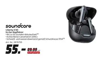 MediaMarkt Soundcore liberty 4 nc in-ear-kopfhörer Angebot