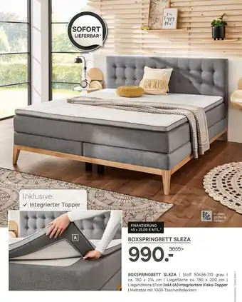 Kabs Polsterwelt Sleza boxspringbett Angebot