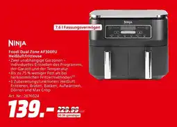 MediaMarkt Ninja foodi dual zone af300eu heißluftfritteuse Angebot