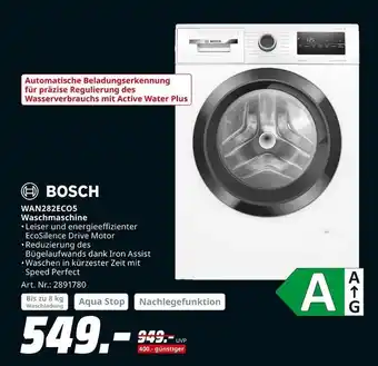 MediaMarkt Bosch wan282eco5 waschmaschine Angebot