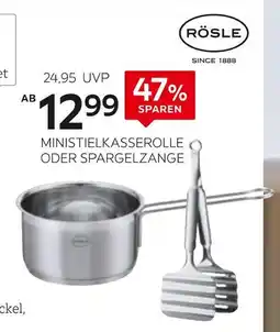 XXXLutz Ministielkasserolle „elegance“ oder spargelzange Angebot