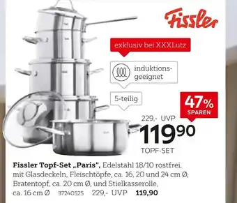 XXXLutz Fissler topf-set „paris“ Angebot