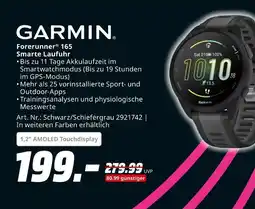 MediaMarkt Garmin forerunner 165 smarte laufuhr Angebot