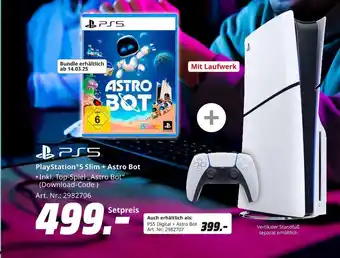 MediaMarkt Ps5 playstation5 slim + astro bot Angebot