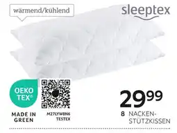 XXXLutz Sleeptex nackenstützkissen „verdello“ oder kopfkissenbezug „nome“ Angebot