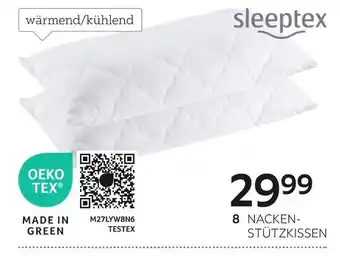 XXXLutz Sleeptex nackenstützkissen „verdello“ oder kopfkissenbezug „nome“ Angebot