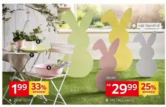 XXXLutz Zink-serie oder metall-hase Angebot