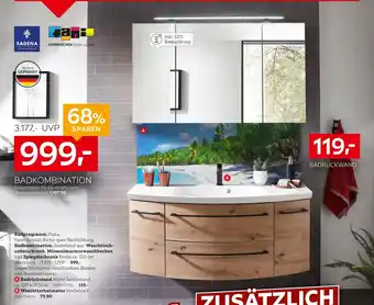 XXXLutz Sadena badkombination, badrückwand oder waschtischarmatur Angebot