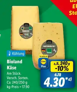 Lidl Bioland käse Angebot