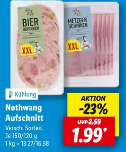 Lidl Metzger nothwang aufschnitt Angebot