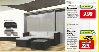 Lidl Sonnensegel oder sitzlounge, 3-teilig Angebot