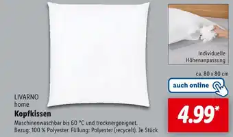 Lidl Livarno kopfkissen Angebot