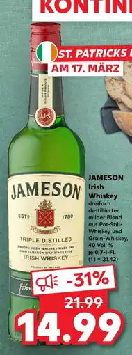 Kaufland Jameson irish whiskey Angebot