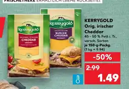 Kaufland Kerrygold orig. irischer cheddar Angebot