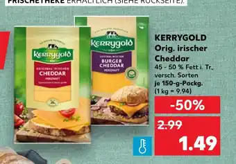 Kaufland Kerrygold orig. irischer cheddar Angebot