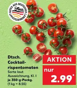 Kaufland Dtsch. cocktail-rispentomaten Angebot