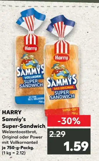 Kaufland Harry sammy's super-sandwich Angebot