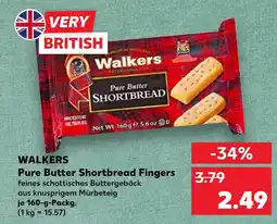 Kaufland Walkers pure butter shortbread fingers Angebot