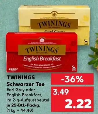 Kaufland Twinings schwarzer tee Angebot