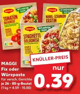 Kaufland Maggi fix oder würzpaste Angebot