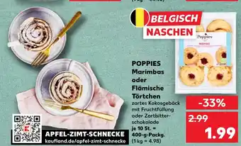 Kaufland Poppies marimbas oder flämische törtchen Angebot