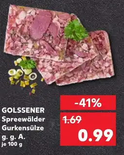 Kaufland Golssener spreewälder gurkensülze Angebot