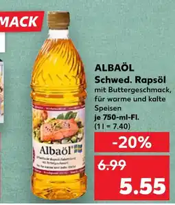 Kaufland Albaöl schwed. rapsöl Angebot