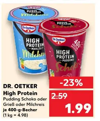 Kaufland Dr. oetker high protein Angebot