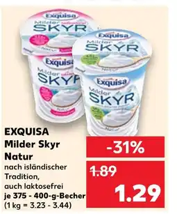 Kaufland Exquisa milder skyr natur Angebot